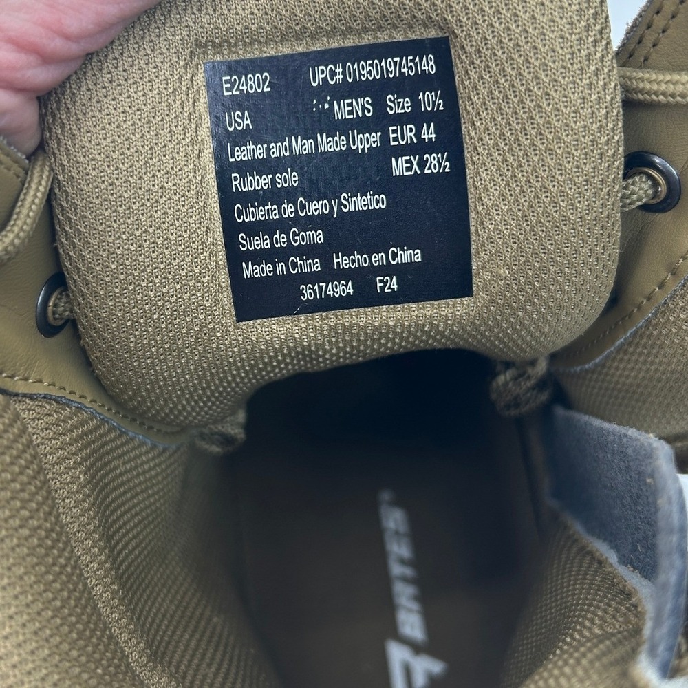 Bates Mens Tac Sport 8" Zip-up Tactical Boot Size 10.5 NWT Combat Military EDC - Picture 9 of 10